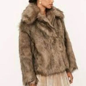 Vince Women's Faux Fur Jacket -green